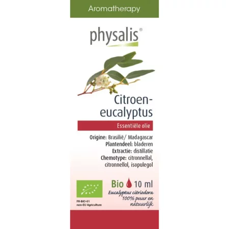 OLEJEK ETERYCZNY EUKALIPTUS CYTRYNOWY BIO 10 ml.