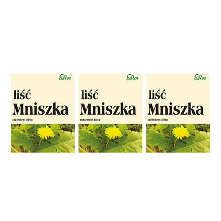 Zestaw: 3x Flos − Liść mniszka − 50 g