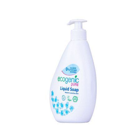 Ecogenic Pure, Mydło do rąk w płynie z pompką, bezzapachowe, 500 ml