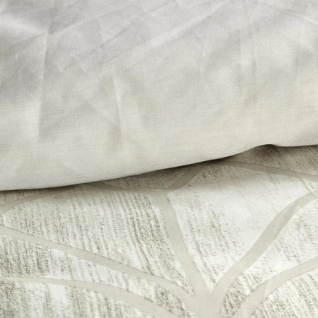 KOMPLET POŚCIELI BAWEŁNIANEJ ADELL 160 X 200 CM BEŻOWY