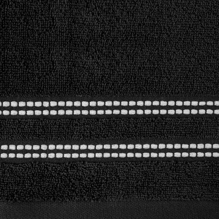 Ręcznik Ally (03), 50 x 90 cm, Czarny