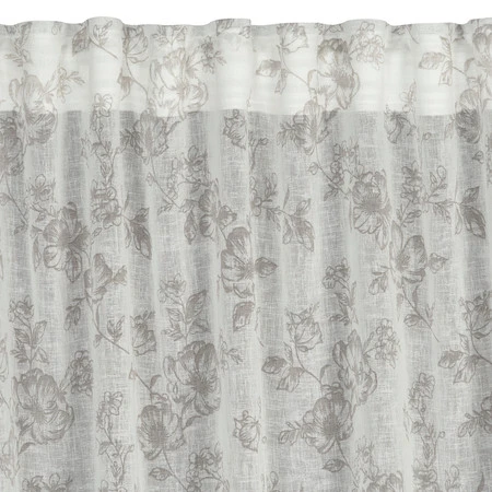 ZASŁONA GOTOWA WIKI NA TAŚMIE 140 X 270 CM BIAŁY