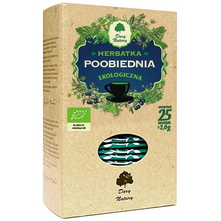 Dary Natury Herbata Poobiednia EKO 25X2G