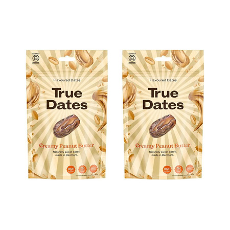 Zestaw 2x True Dates Creamy Peanut Butter 100g