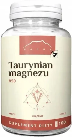 Nanga Taurynian magnezu 850 mg 100 kaps.
