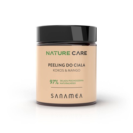 Sanamea Nature Care - Peeling do ciała, kokos & mango 100ml