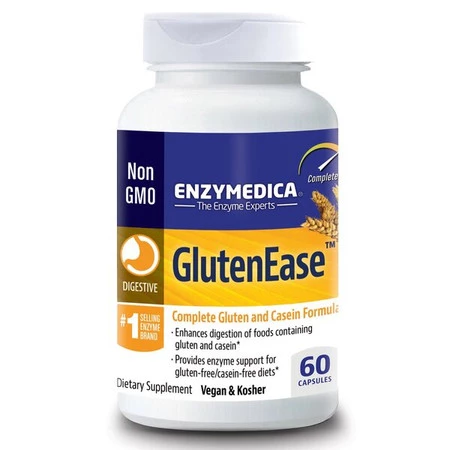 ENZYMEDICA GlutenEase wspiera problemy z trawieniem 60 kaps.