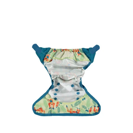 Close, Wodoodporny otulacz dla dzieci zapinany na rzepy, Orangutan