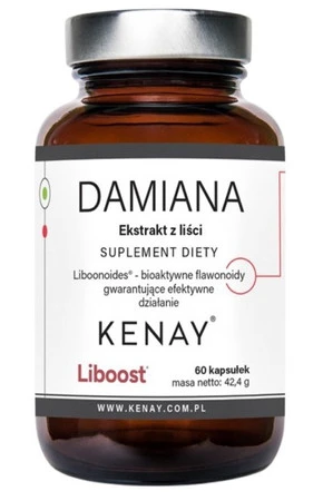 KENAY DAMIANA Ekstrakt z liści 60 kaps.