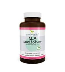 Medverita N-5 Nukleotydy Kompleks 5 nukleotydów z cynkiem i witaminą C 120 kaps.