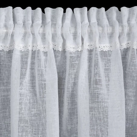 Firana gotowa Lari na Taśmie 150 x 30 cm, Biały