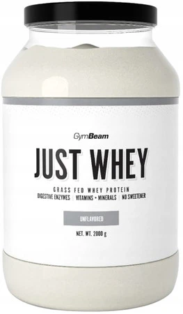 GymBeam Just Whey Protein bezsmakowe 2000g