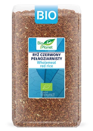 Bio Planet − Ryż czerwony pełnoziarnisty BIO − 1 kg