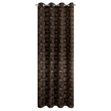 ZASŁONA GOTOWA MARIGOLD 140 X 250 CM CZARNY