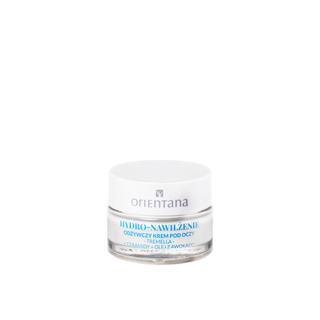 Orientana Hydro Nawilżenie Odżywczy Krem pod oczy Tremella Ceramidy Olej Awokado, 15ml