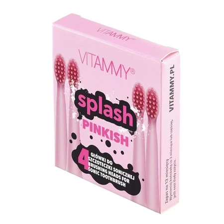 VITAMMY SPLASH Pinkish Końcówki do szczoteczki sonicznej