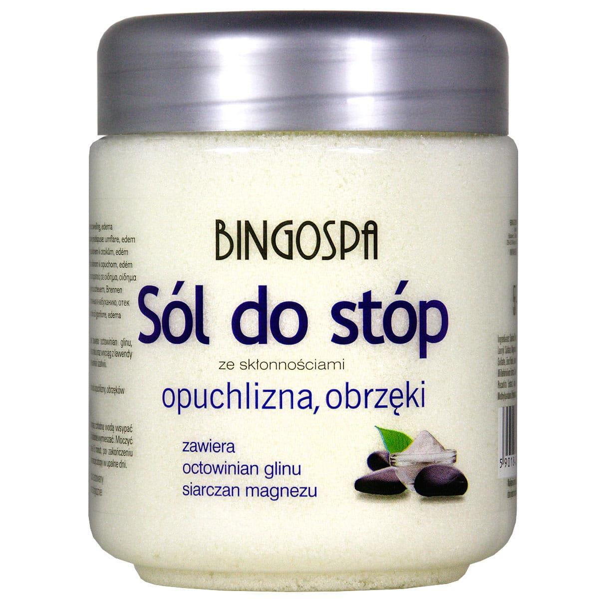 Bingospa − Sól do stóp, opuchlizna, obrzęki − 550 g