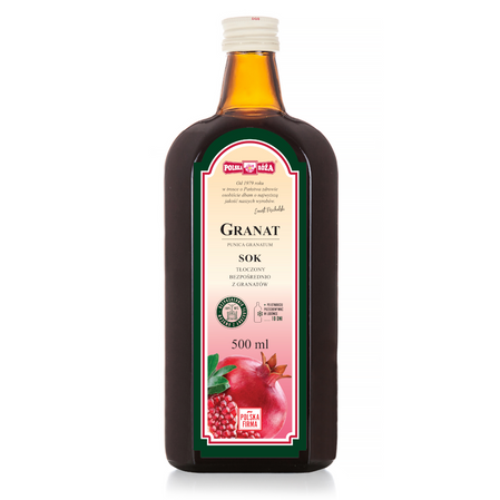 GRANAT sok 100% 500ml bez cukru POLSKA RÓŻA
