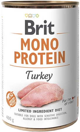 BRIT Mono Protein Turkey INDYK 400g