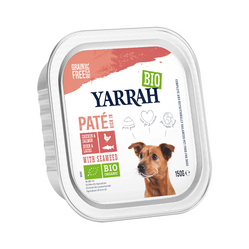 YARRAH PASZTET Z KURCZAKA I ŁOSOSIA Z ALGAMI MORSKIMI BIO 150 g