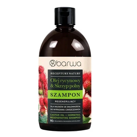 Recepty Natury Szampon Olej rycynowy 380 ml