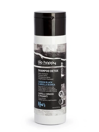 Detox Shampoo detoksykujący szampon do włosów Węgiel Drzewny i Biała Glinka 200ml