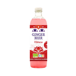 Piwo Imbirowe Bezalkoholowe Fair For Life BIO 750 ml smak hibiskus