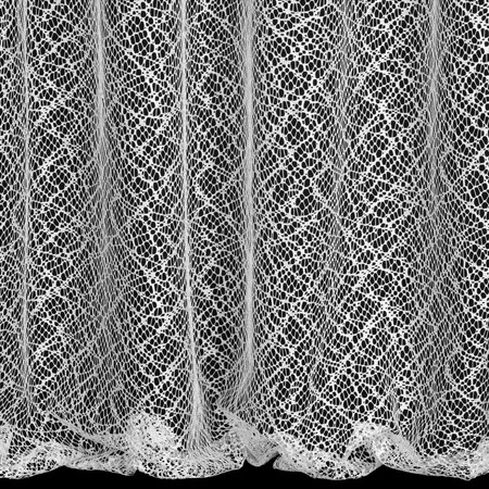 FIRANA GOTOWA AMANDA 140 X 250 CM BIAŁY