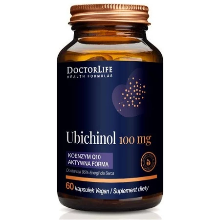 Doctor Life Ubichinol koenzym Q10 aktywna forma 100mg 60 kaps.