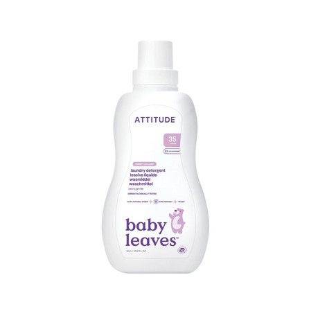 Attitude BABY LEAVES™, Sweet Lullaby, Płyn do prania ubranek dziecięcych, 1050 ml