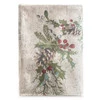 Obrus z gobeliny szenilowej ze świątecznym wzorem rozm.: 50 x 110 cm, kolor: popielaty