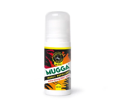 MUGGA – Extra Strong, DEET 50%, roll-on – 50 ml