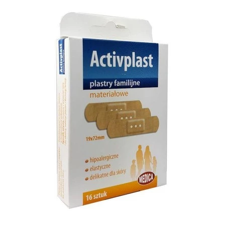 Activplast Plastry familijne materiałowe 16 szt