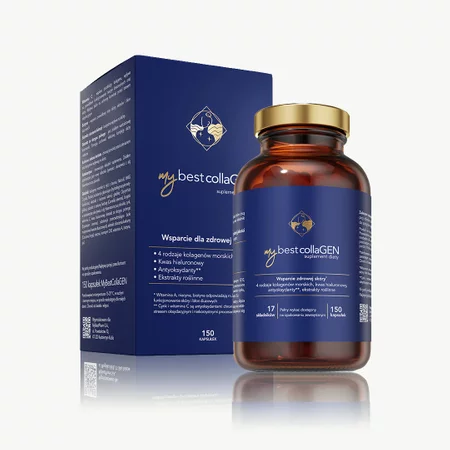 MyBestCollaGEN suplement na wsparcie kondycji skóry 150 kaps.