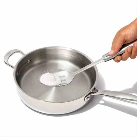 OXO-Łyżka cedzakowa stalowa, STEEL