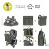 Lassig Green Label Plecak dla mam z akcesoriami Rolltop Up Backpack olive
