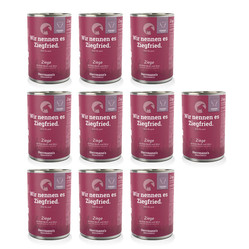 Zestaw 10x HERRMANN'S Selection Sensitive Dog Ziege - kozina z burakiem (400g)