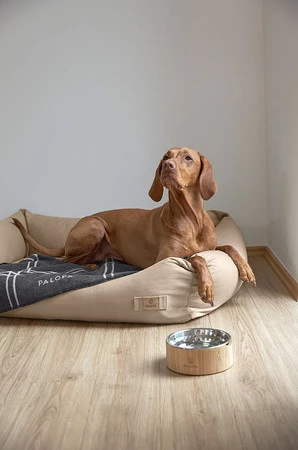 PALOPA Legowisko dla psa bawełniane Fred humus M