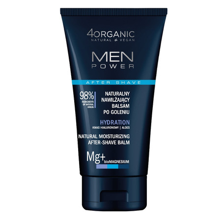 4organic MEN POWER nawilżający balsam po goleniu 150ml