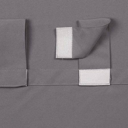 ZASŁONA GOTOWA GARDEN NA SZELKACH 155 X 220 CM STALOWY