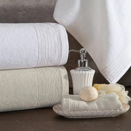 Ręcznik Lari (06), 70 x 140 cm, Stalowy