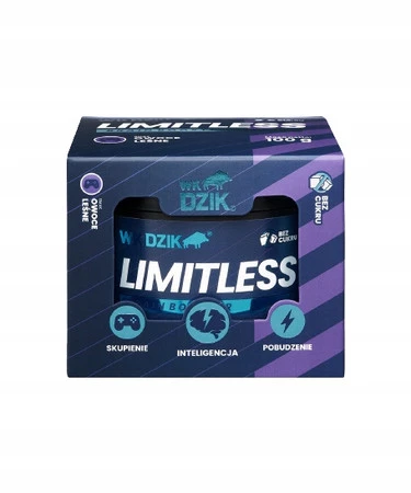 DZIK BRAIN BOOSTER LIMITLESS odżywka przedtreningowa 100g smak owoce leśne