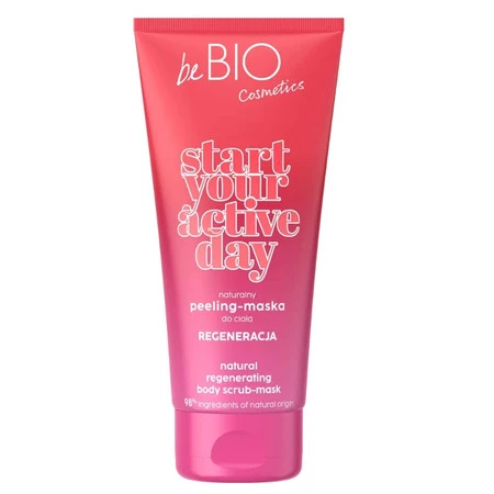 beBIO Start Your Active Day Naturalny peeling-maska Regeneracja 200 ml