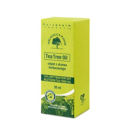 Melaleuca − Tea Tree, roztwór olejku z drzewa herbacianego − 50 ml