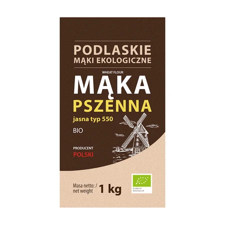 Bio Life Mąki Podlaskie Mąka pszenna jasna BIO 1 kg