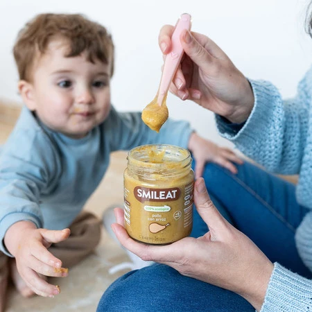 Smileat, BIO Słoiczek z kurczakiem i ryżem 6m+, 230 g