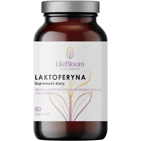 LIFEBLOOM Laktoferyna 60 kaps. KRÓTKA DATA 2026-06-21