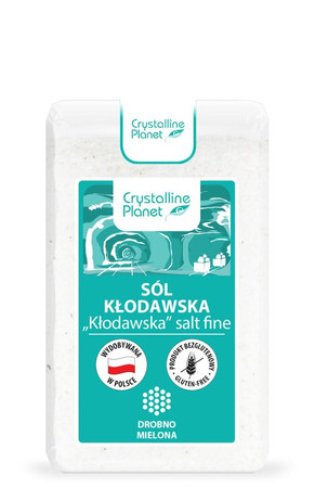 Bio Planet − Sól kłodawska drobno mielona − 600 g