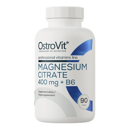 OstroVit Cytrynian Magnezu 400 mg + B6 90 tabletek