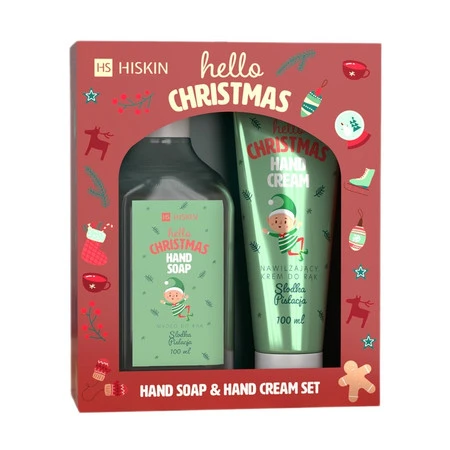 Hello Christmas Słodka Pistacja zestaw krem do rąk 60ml + mydło do rąk Słodka Pistacja 200ml